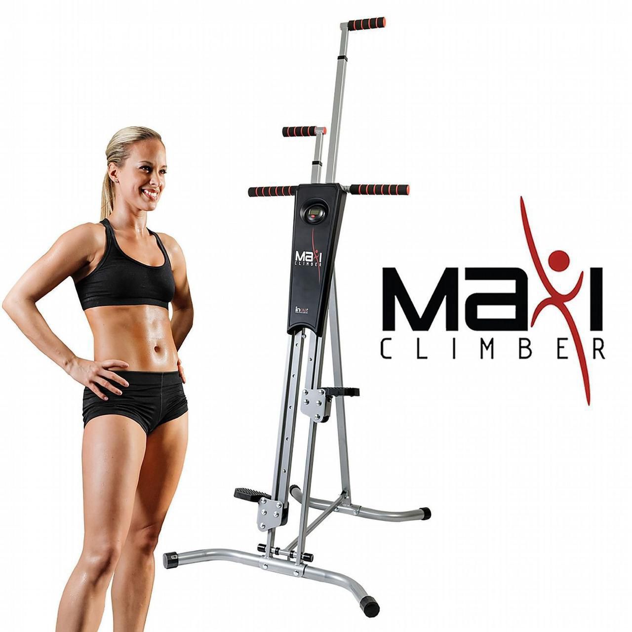 Maxi Climber Vertical Climbing Machine – Full Body Home Gym Cardio Workout Equipment