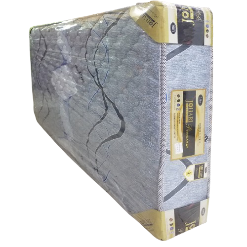 Johari 8-Inch Orthopedic Fibre Mattress – Medium Density Quilted Top, Breathable F-Fiber Build, Sizes (3by 6), (3.5by 6), (4by 6), (5by 6), (6by 6) – 3-Year Warranty Included