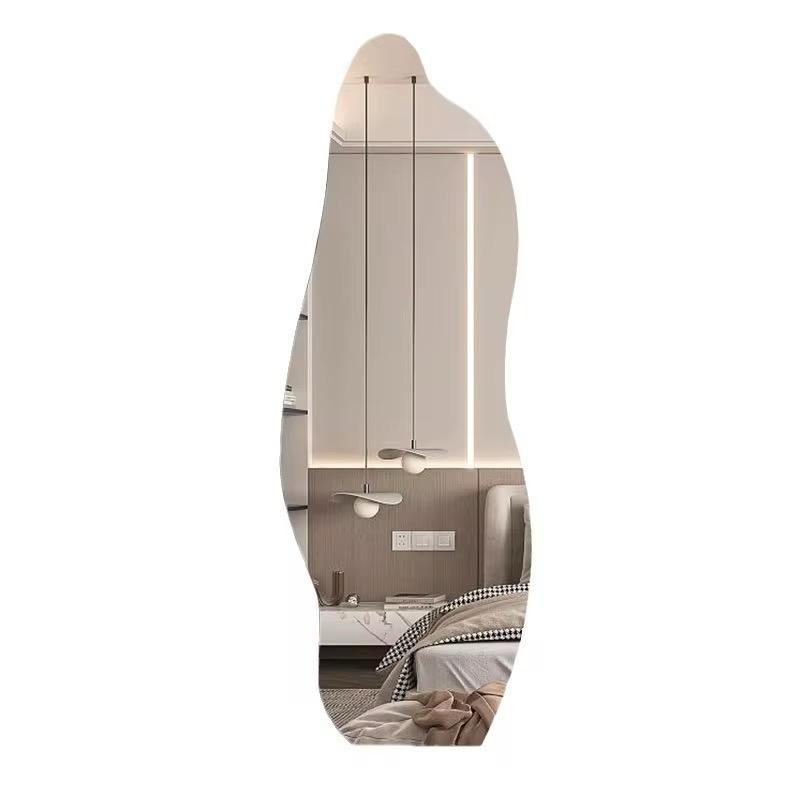 Dolphin Design Unbreakable Acrylic Mirror – Flexible Self-Adhesive Wall Mirror, Scratch-Resistant, Frameless, No Drilling, Ideal for Doors, Closets, and Walls