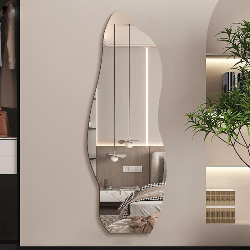 Dolphin Design Unbreakable Acrylic Mirror – Flexible Self-Adhesive Wall Mirror, Scratch-Resistant, Frameless, No Drilling, Ideal for Doors, Closets, and Walls