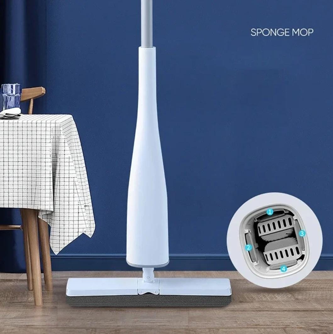 Automatic Self-Wringing Roller Mop – Hands-Free Squeeze Mop with Super Absorbent Head, Easy Cleaning, Adjustable Handle, Ideal for Tiles, Wood & Marble Floors