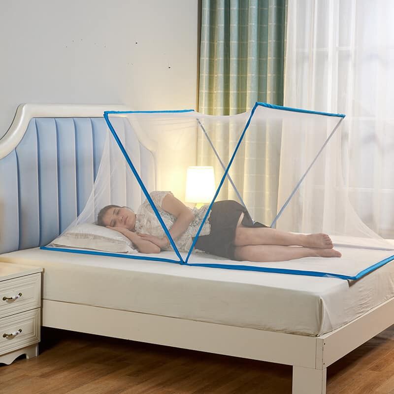 Foldable frame mosquito net .Foldable Dome- Mosquito Net – Pop-Up Tent Style Insect Protection for Beds