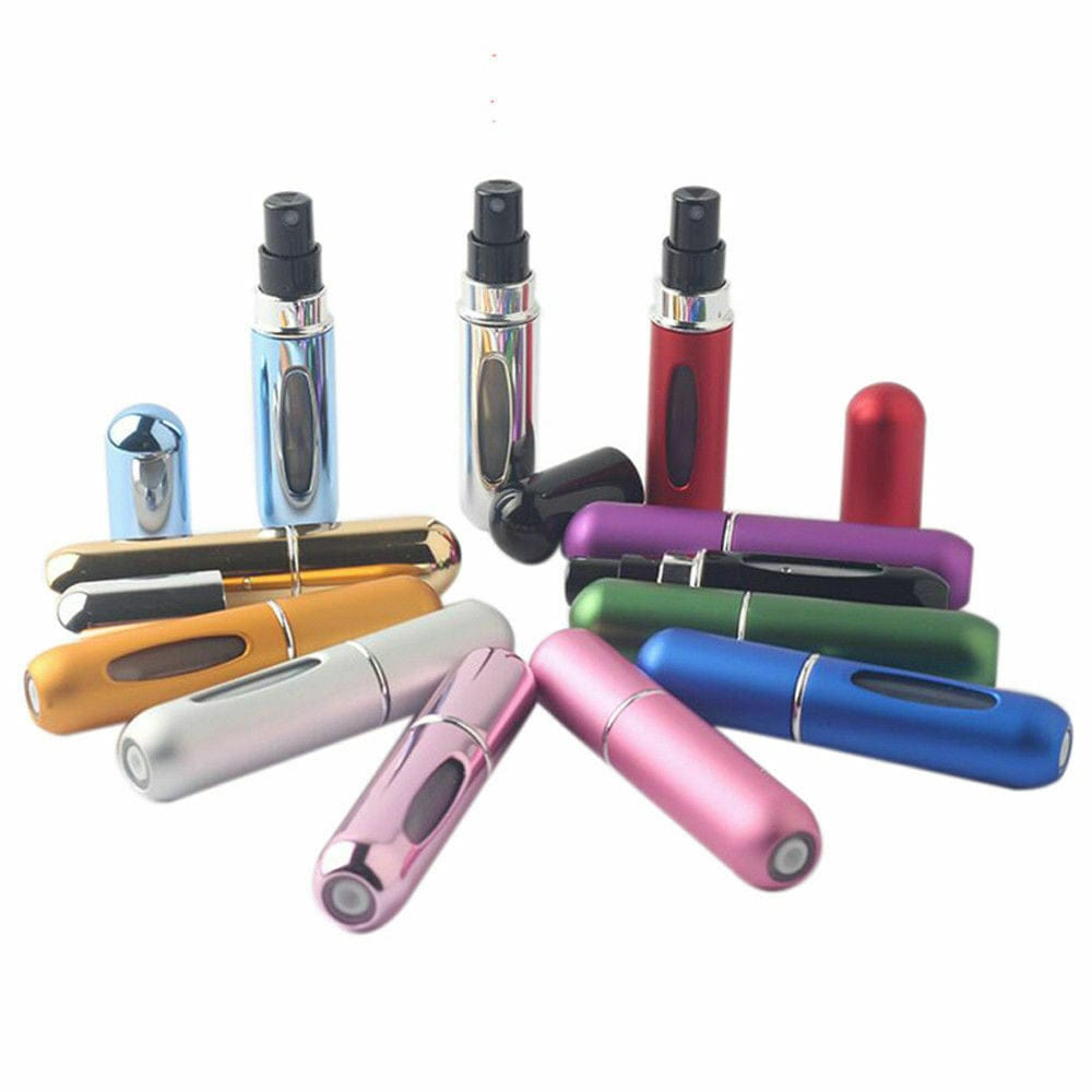 portable travel mini perfume spray bottle . New Arrival Portable Mini Refillable Perfume Bottle With Spray Scent Pump Empty Cosmetic Containers Atomizer Bottle For Travel Tool