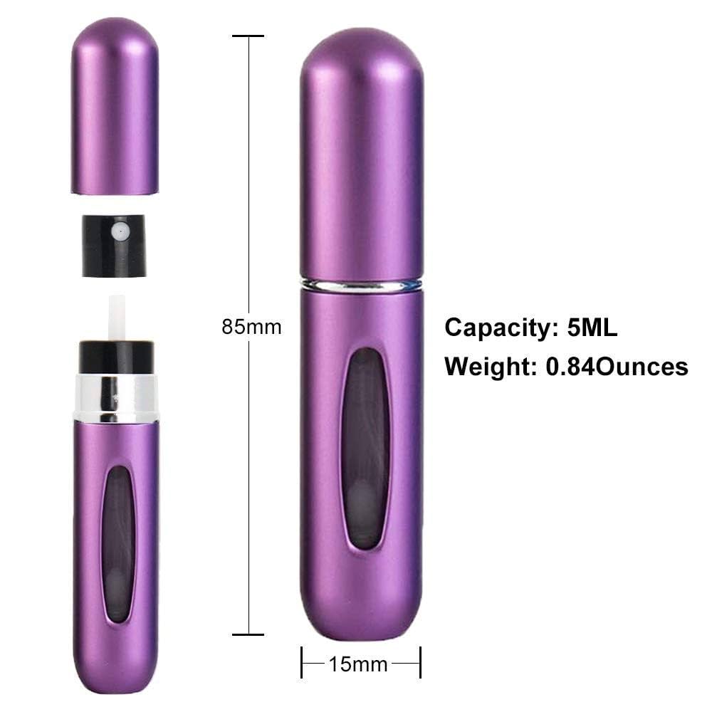 portable travel mini perfume spray bottle . New Arrival Portable Mini Refillable Perfume Bottle With Spray Scent Pump Empty Cosmetic Containers Atomizer Bottle For Travel Tool