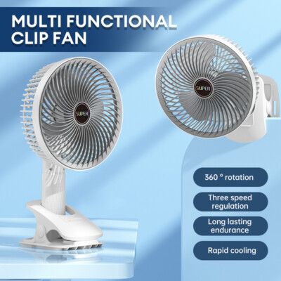 Rechargeable 3 speed (3in1) hang clamp or stand desktop fan. Mini Fans Desktop Bass Electric Fandissipate Heat Cooler Cooling Silent Fans For Students Office Workers For PC Notebook Air-cooled
