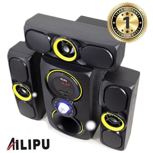 AILIPU 3.1 WOOFER Pro+ KL-6310AD woofer speaker system Multimedia Speaker Output Power 45W+15W*3 Subwoofer Bluetooth Cinema Home theater System Bluetooth Hi-Fi (1YR WRTY)