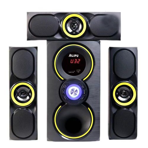 AILIPU 3.1 WOOFER Pro+ KL-6310AD woofer speaker system Multimedia Speaker Output Power 45W+15W*3 Subwoofer Bluetooth Cinema Home theater System Bluetooth Hi-Fi (1YR WRTY)