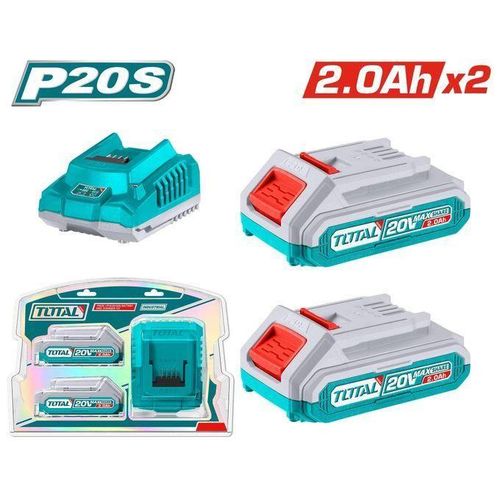 Total TFBCPK1222 P20S Lithium-Ion battery and charger kit 2.0Ah