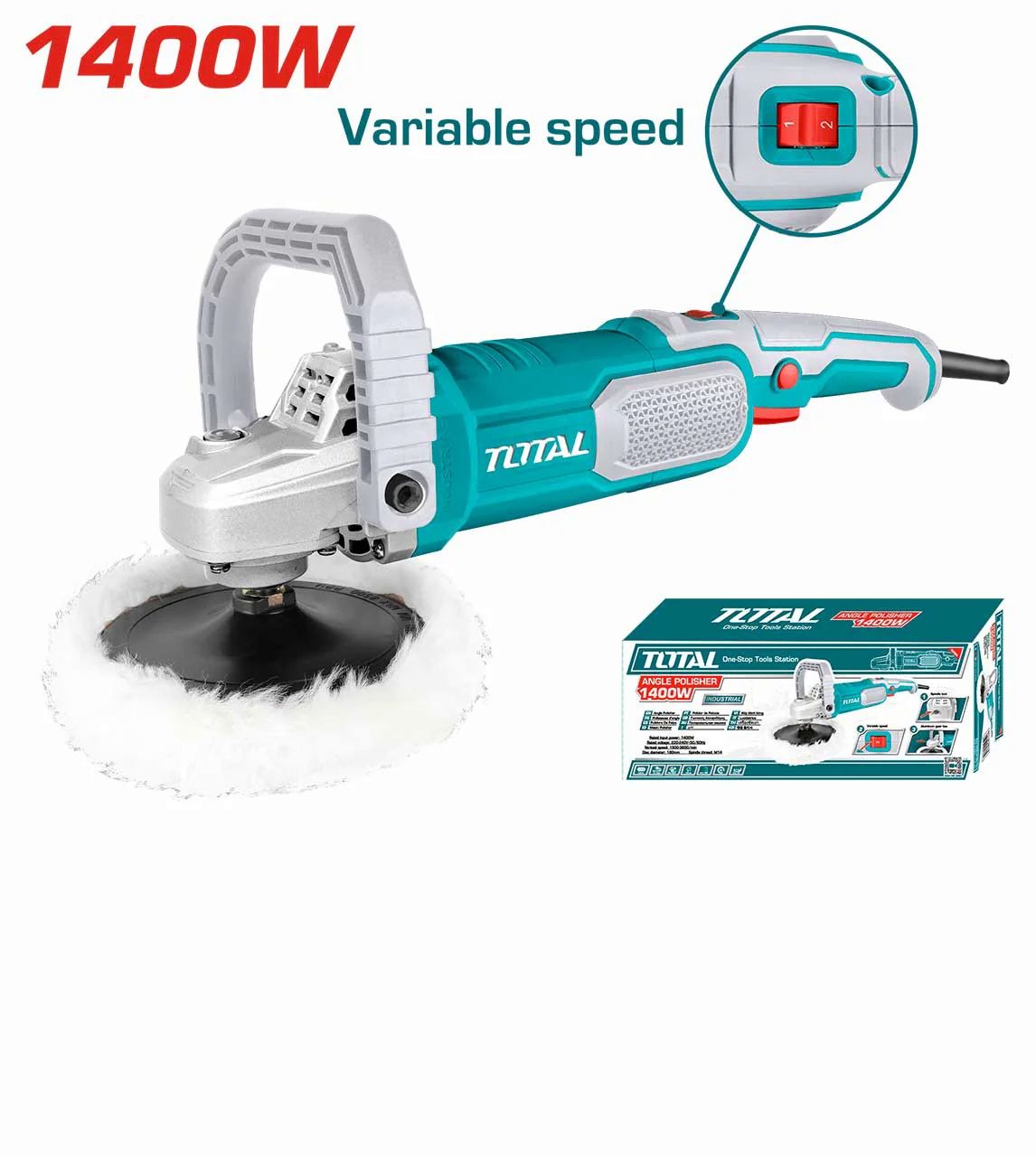 Total TP11418018 Polisher 1400W