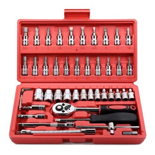 46Pcs Professional Socket Wrench Set