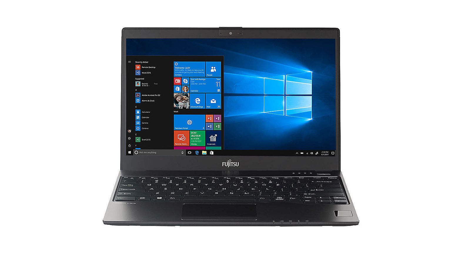Refurbished FUJITSU U938 Laptop Core i5 7th Generation 2.75 GHz 8 GB RAM 128GB SSD 13.3 inch Fingerprint Authentication  Full HD Display Ultra-Light 22 lbs Windows 10 Pro HDMI USB Ethernet ports