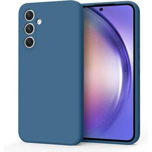 BLUE Samsung Silicone Case Cover For Galaxy A24