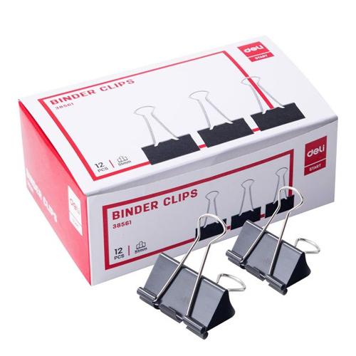 Binder Clips - 12 Pcs for Holding paper Documents together