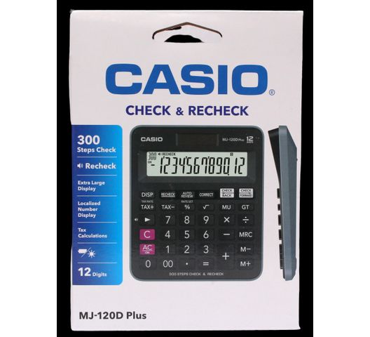 MJ-120D Plus-Desktop Calculator, Casio