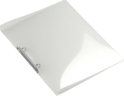 A4 Size Transparent 16 mm 2 Ring Binder, Refillable Paper Folder for School, Meetings, Office, Travel & Home , Waterproof, Travel Friendly & Eco-Friendly Document Organizer