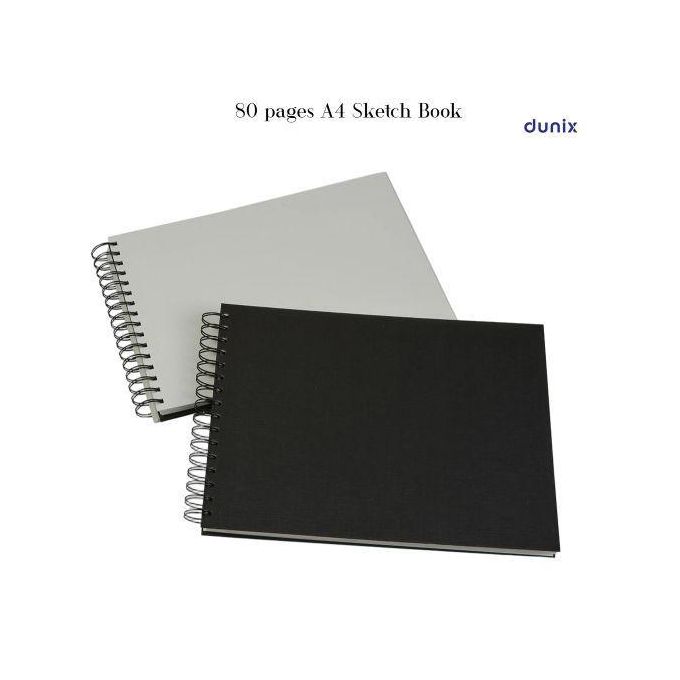 A4 Sketch Book – 80 Pages Spiral-Bound Drawing Pad for Artists, Students & Designers 100Gsm