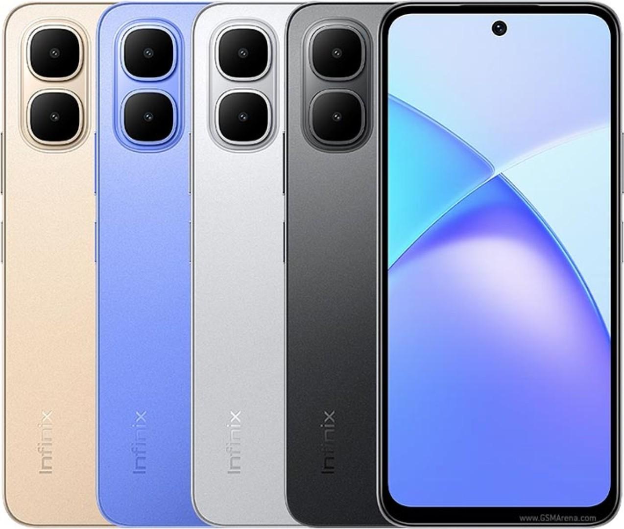 INFINIX SMART 10,128GB 8GB(4+4GB RAM) 120HZ 6.67" HD+ LCD DISPLAY,4.5G Network, ultralink for free calls via Bluetooth, ONE-TAP INFINIX AI, IP64 dust and splash resistant,dual speaker upto 300% volume