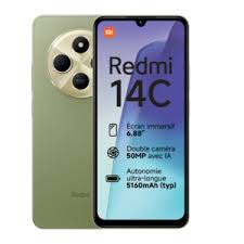 XIAOMI Redmi 14C 128GB Storage Up to 8(4+4)GB Ram 50MP AI Dual Camera Immersive 6.88" UHD Display Up to 120Hz Refresh Rate Dual Sim 5160mAh  Battery Elegant glass back cover Smart Phone