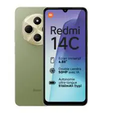 XIAOMI Redmi 14C 128GB Storage Up to 8(4+4)GB Ram 50MP AI Dual Camera Immersive 6.88" UHD Display Up to 120Hz Refresh Rate Dual Sim 5160mAh  Battery Elegant glass back cover Smart Phone