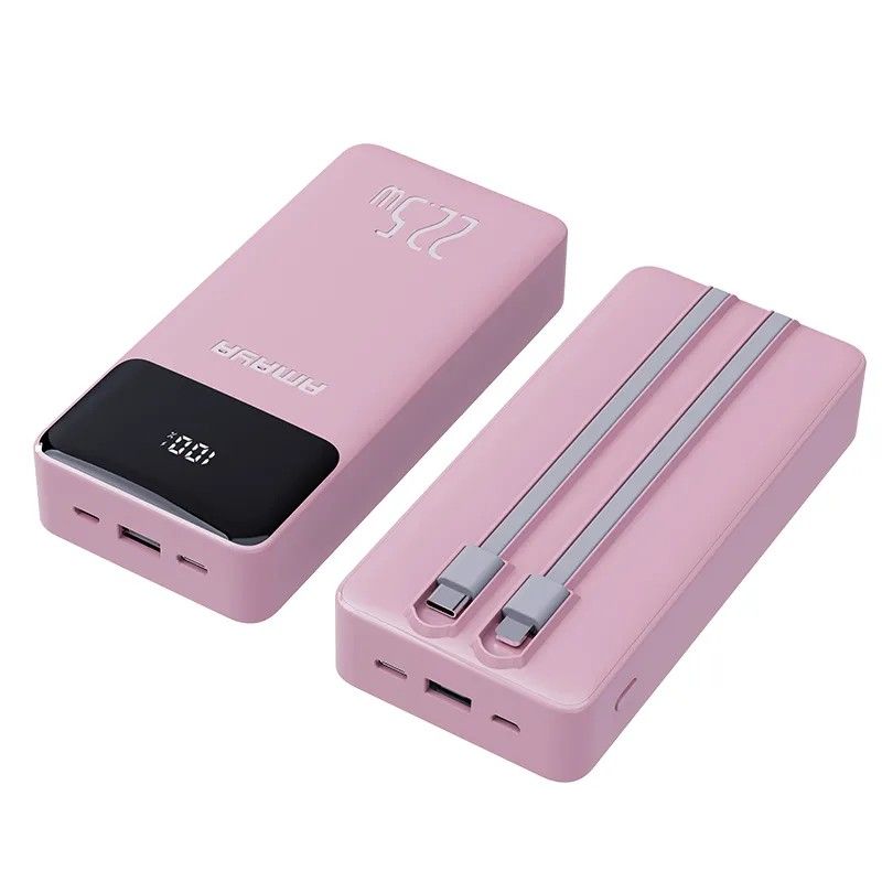 AMAYA  APW-13 22.5W 20,000mAh PD FAST CHARGING POWERBANK  WITH BUILT IN TYPE C AND LIGHTING CABLES ,BUILT-IN LED DISPLAY