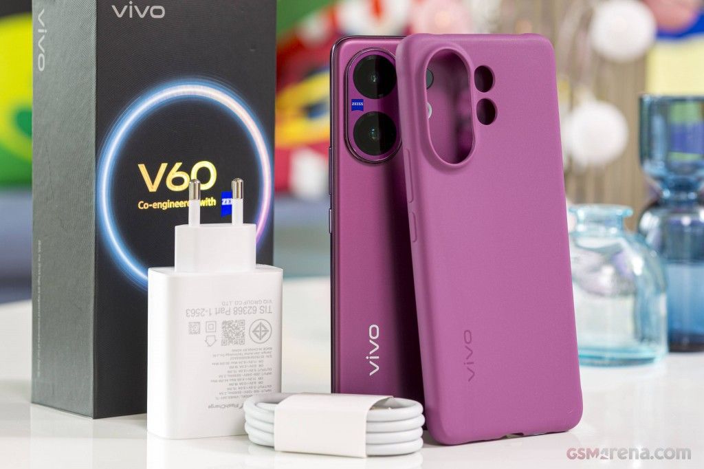 VIVO V60  5G, 6.77'' DISPLAY, 512GB ROM + 12GB RAM, 6500mAh BATTERY, 50MP CAMERA (Dual Sim) - 2 YEARS WARRANTY