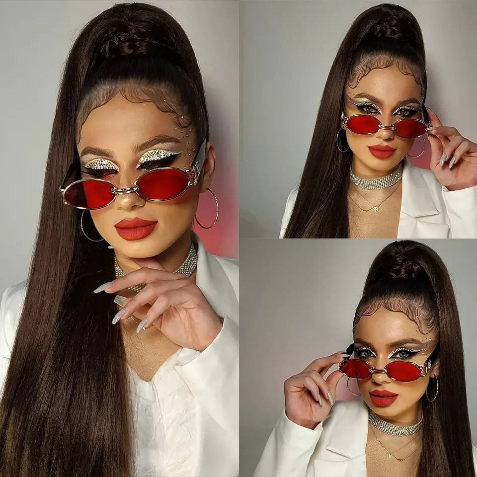 Ponytail Extension Warp Around Pony Tail with Hair Tie 24inch Long Synthetic Yaki Straight Braiding Hair Ponytail DIY Braided for Women Girls Daily Party Cosplay,Natural Black