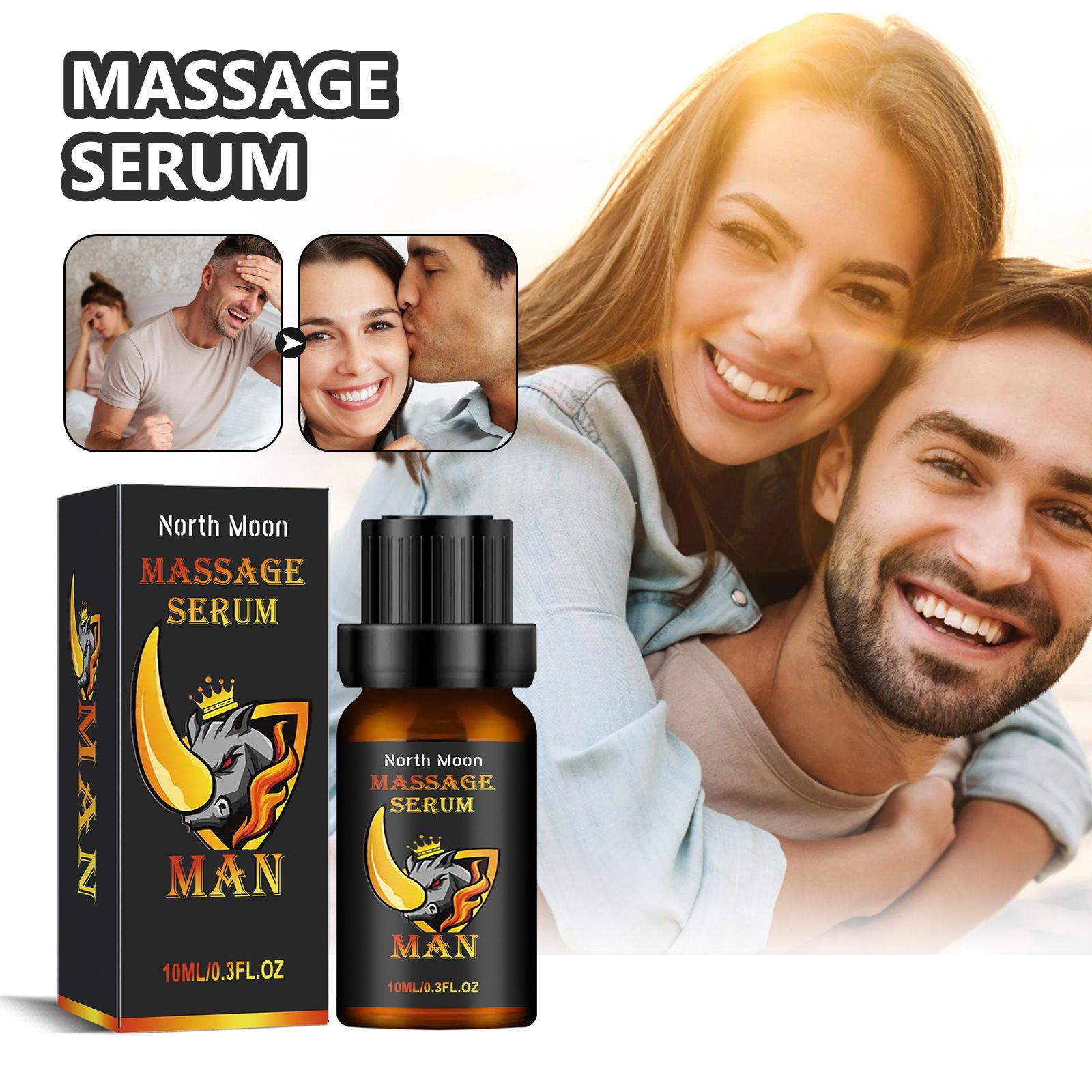 Men Massage Oil for Sex -Sexual Enhancement Erection Cream Penisgrowth Oil Longer Thicker Energy Massage Essential Oil Men Energy for Care Delay Performance Boost Strength
