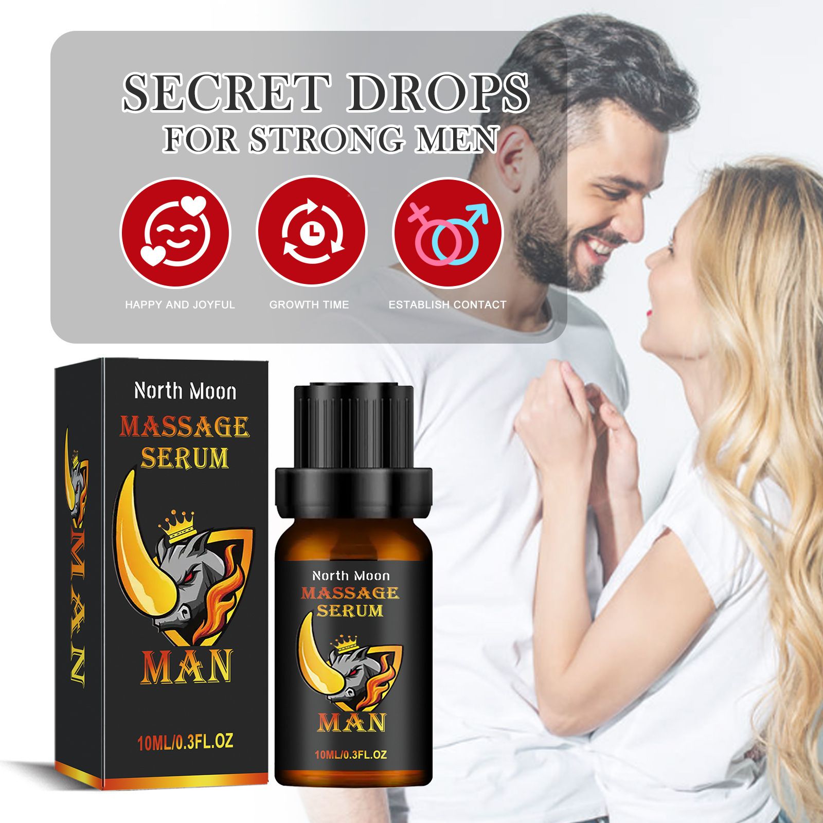 Men Massage Oil for Sex -Sexual Enhancement Erection Cream Penisgrowth Oil Longer Thicker Energy Massage Essential Oil Men Energy for Care Delay Performance Boost Strength