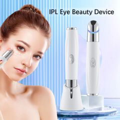Ideal Eye Massager Wand - Chargeable Facial Massager for Dark Circles, Eye Bags, Puffiness Under Eyes，and Smoother Skin Texture - Exfoliation and Skin Rejuvenation - Korean Skincare
