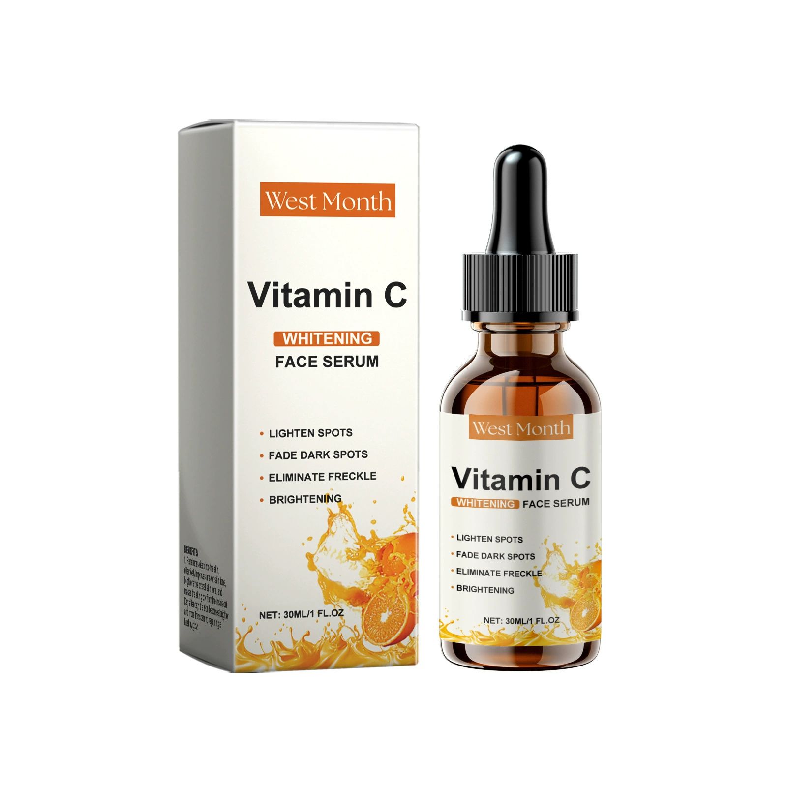 Vitamin C Serum For Face – Anti Aging Formula with Vitamin C, Hyaluronic Acid, Vitamin E – Brightening Serum – Improve Appearance of Dark Spots, Tone, Fine Lines & Wrinkles
