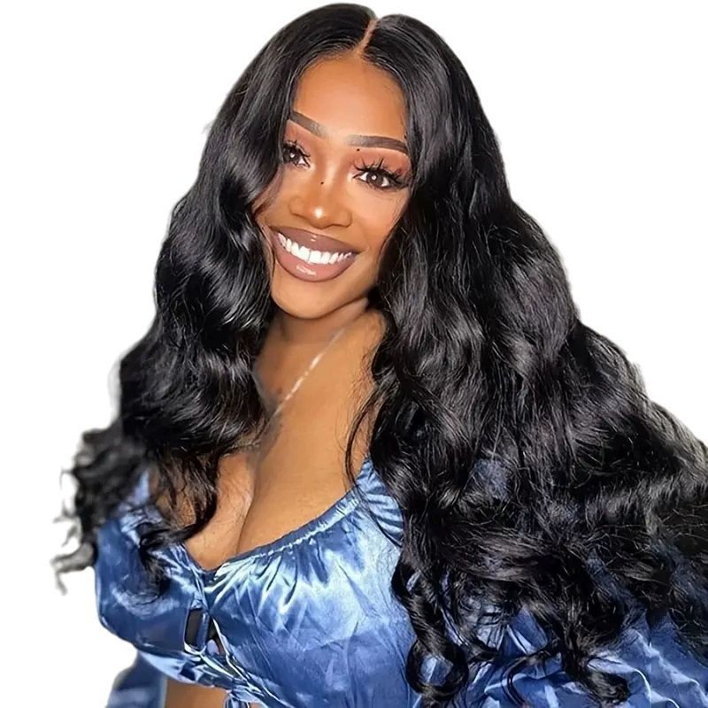 Body Wave Lace Front Wigs  Hair Natural Hairline 180% Density 13x5 Hd Lace Frontal Wigs 24 Inch Hair Wigs For Women， Natural Black Color 12-20 Inch