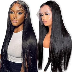 22 Inch 13x6 Lace Front Wigs Hair 180 Density Straight Hair Wigs Pre Plucked 13x6 HD Frontal Lace Straight Glueless Wigs  Hair For Women