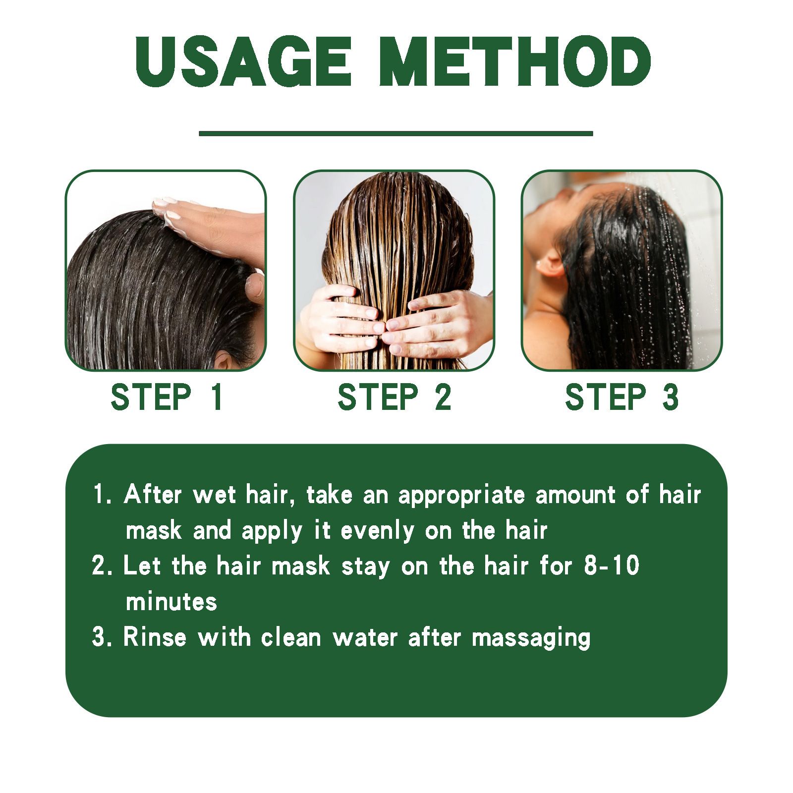 1 Min Boosting Hair Mask ​- Make Hair Fluffy, Strengthen Anti-Frizz Shine-boosting Deep Repair for Dry Damaged Color Treated Hair - Conditioning Treatment for Curly or Straight Thin Fine Hair