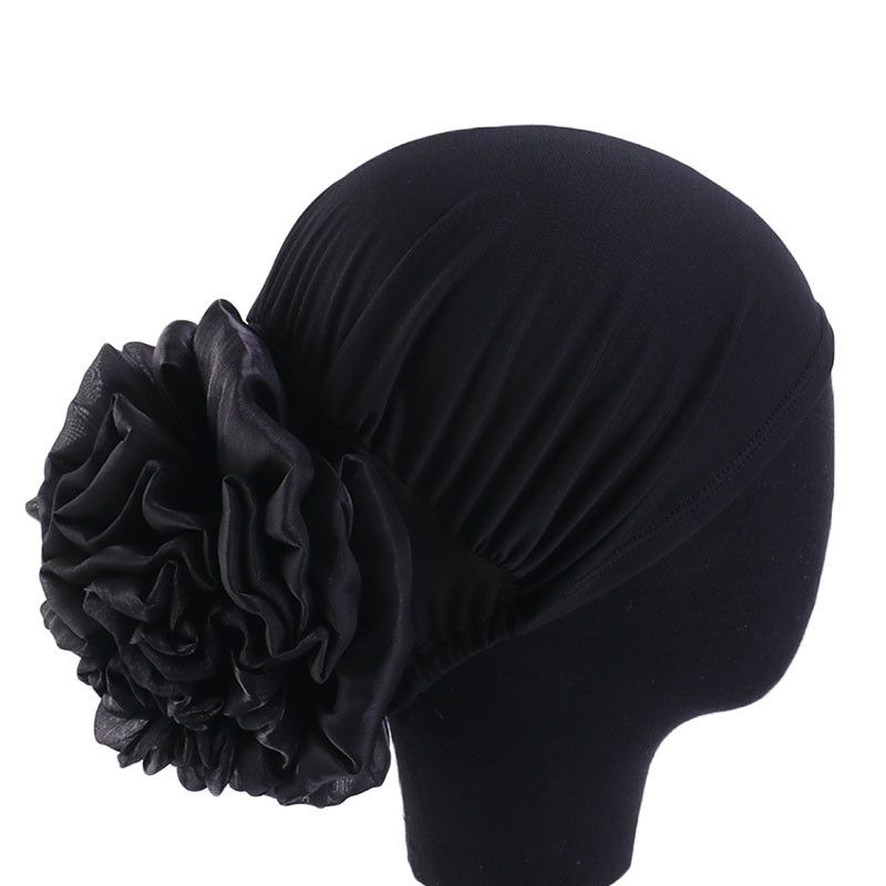 Women Flower Elastic Turban Beanie Head Scarf wrap Chemo Cap hat for Cancer Patient
