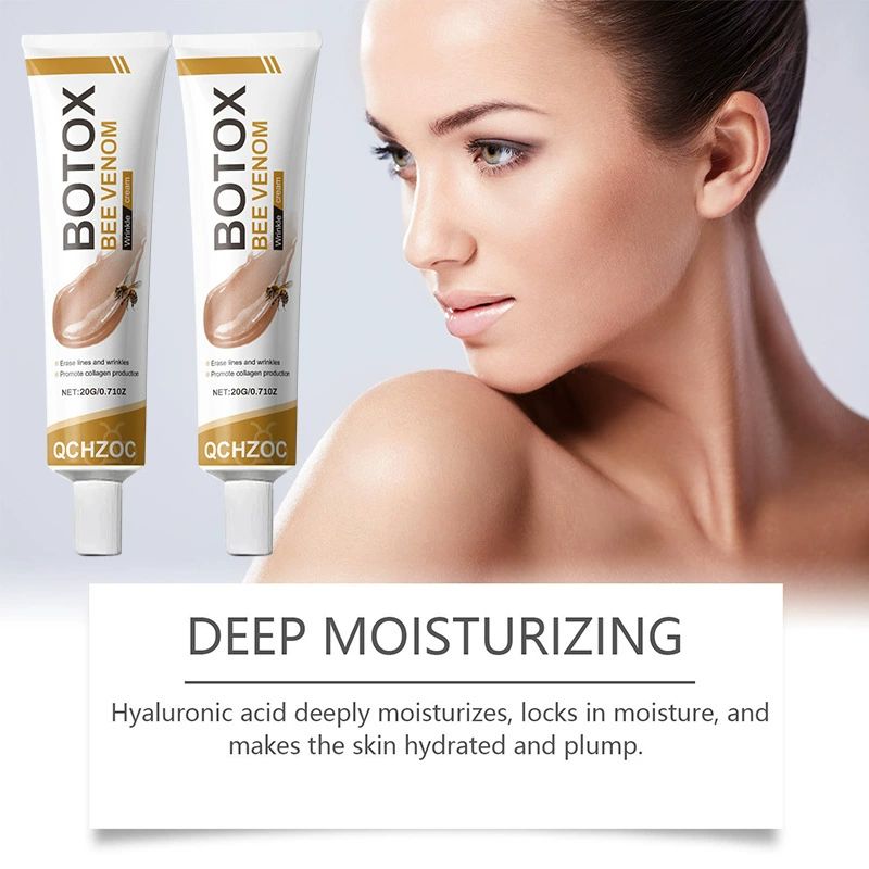 Bo-tox Bee Venom Cream for Lifting & Firming Saggy Face/Neck/Eyes, Wrinkle & Fine Lines & Eye Bag Removal, Restoring Elasticity & Deeply Moisturizing, Natural Bee Venom Serum for All Skin Types