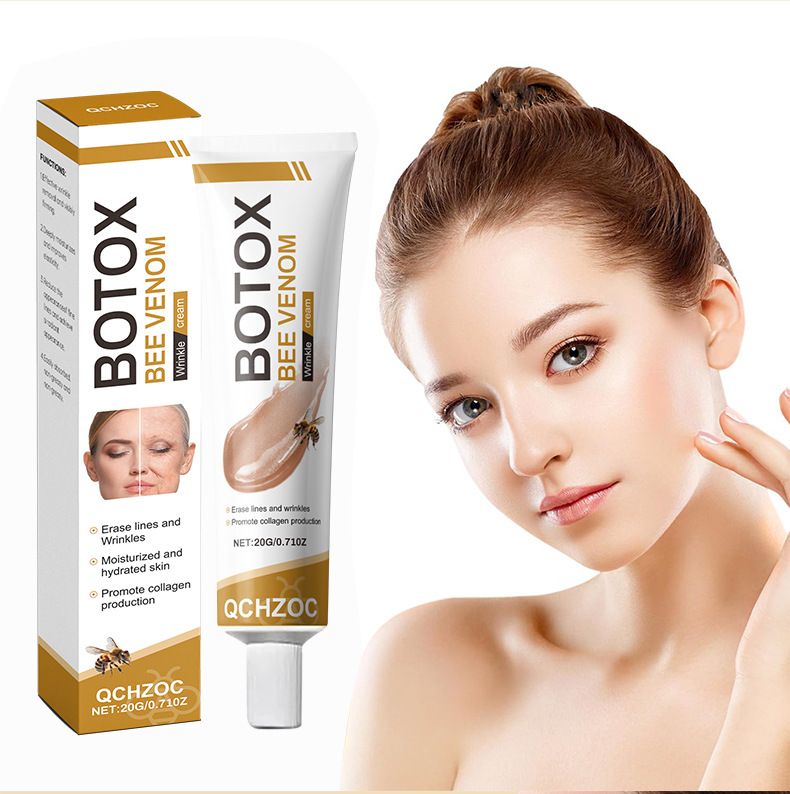 Bo-tox Bee Venom Cream for Lifting & Firming Saggy Face/Neck/Eyes, Wrinkle & Fine Lines & Eye Bag Removal, Restoring Elasticity & Deeply Moisturizing, Natural Bee Venom Serum for All Skin Types