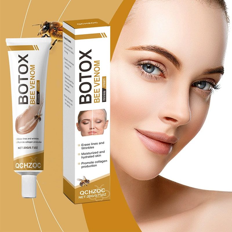 Bo-tox Bee Venom Cream for Lifting & Firming Saggy Face/Neck/Eyes, Wrinkle & Fine Lines & Eye Bag Removal, Restoring Elasticity & Deeply Moisturizing, Natural Bee Venom Serum for All Skin Types