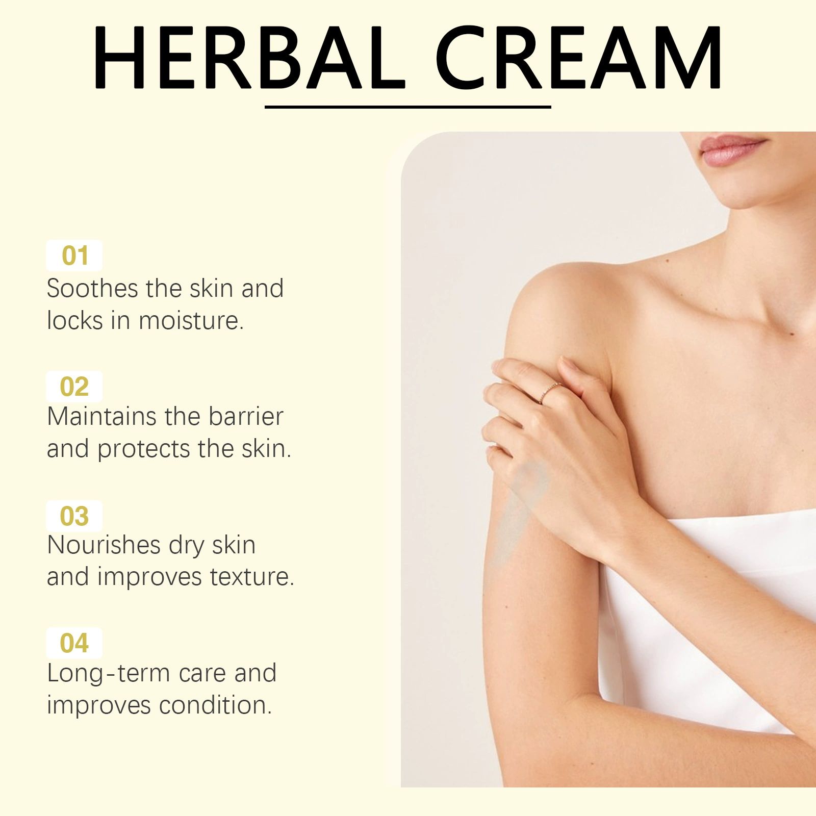 Smiles and Joys Herbal Cream, East Asian Natural Herbal Cream, Herbals Ointment for Natural Relief of Skin Problems for All Skin Types