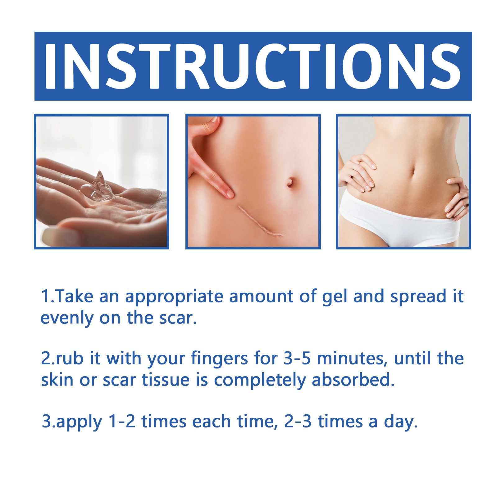 Scar Cream,Silicone Scar Gel,Scar Removal Cream,Scar Silicone Gel,Scar Gel,Scar Cream for Surgical Scars and Keloid Bump (1pcs)