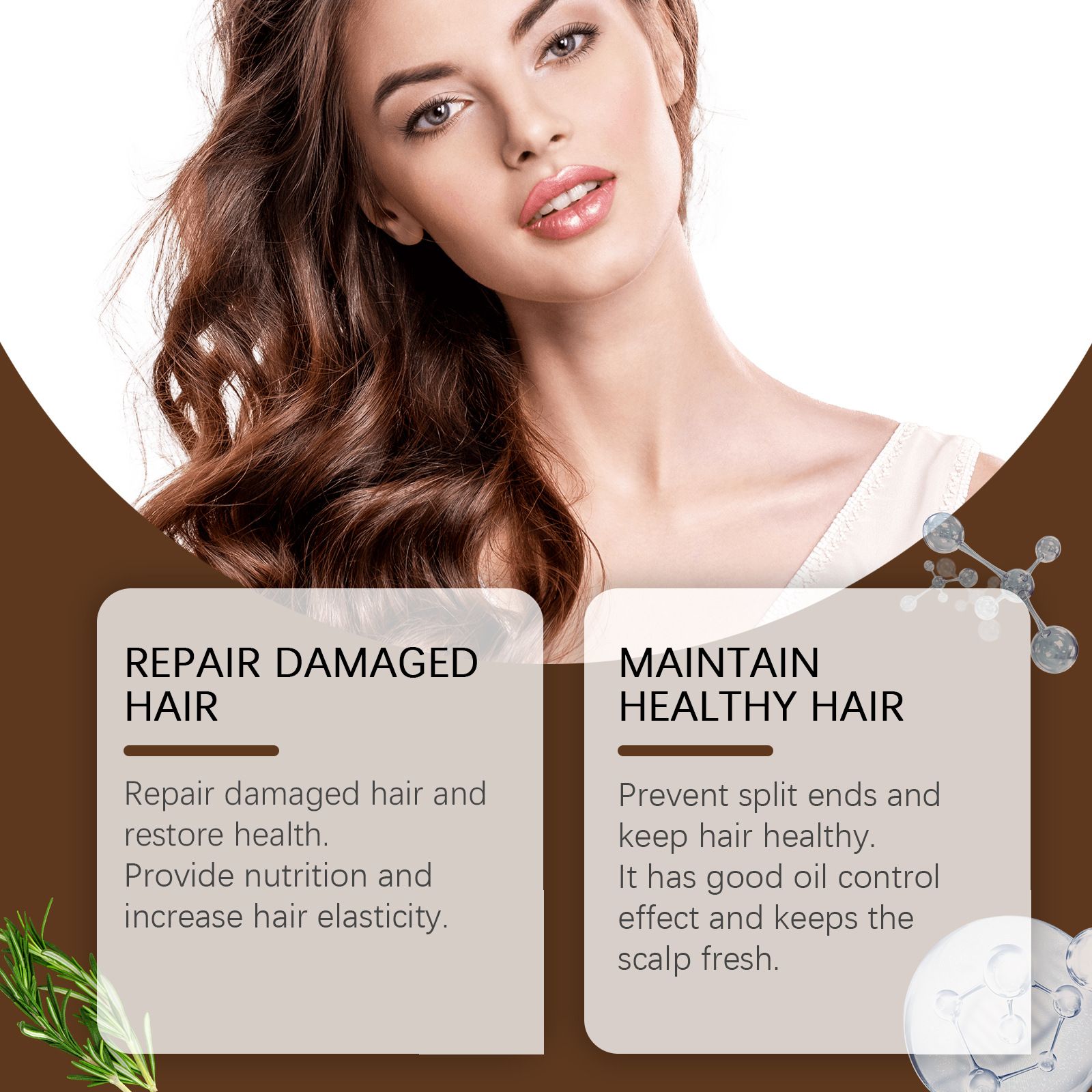 Batana Oil with Rosemary for Hair Growth,100% Organic Batana Oil from Honduras with Rosemary,Nourishes hair, for All Hair Types, 30ml / 1 Fl Oz (1pcs), Brown