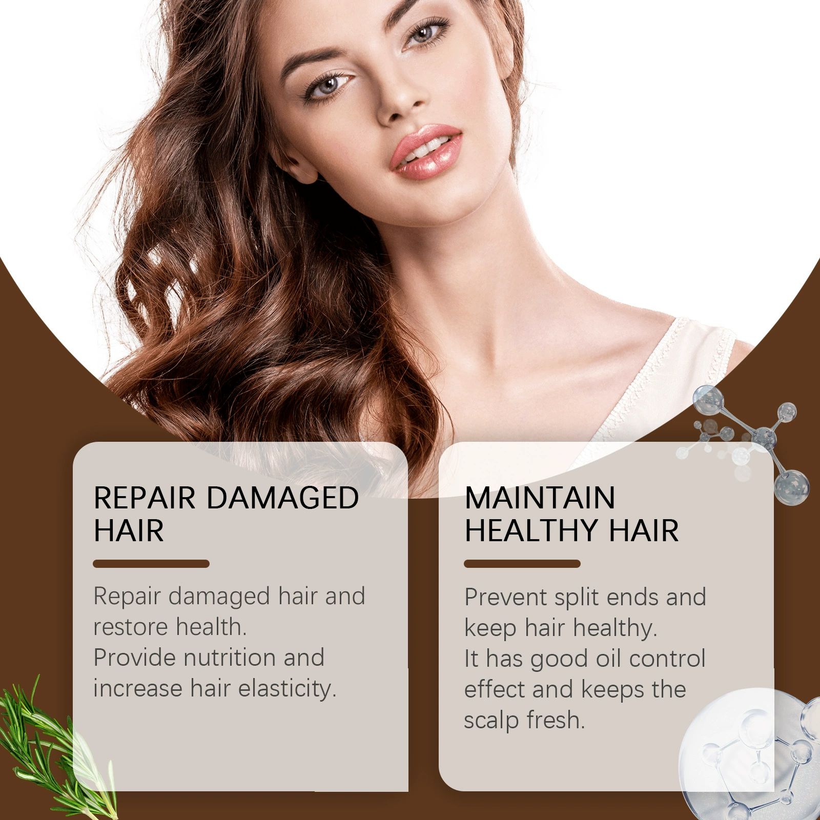 Batana Oil with Rosemary for Hair Growth,100% Organic Batana Oil from Honduras with Rosemary,Nourishes hair, for All Hair Types, 30ml / 1 Fl Oz (1pcs), Brown