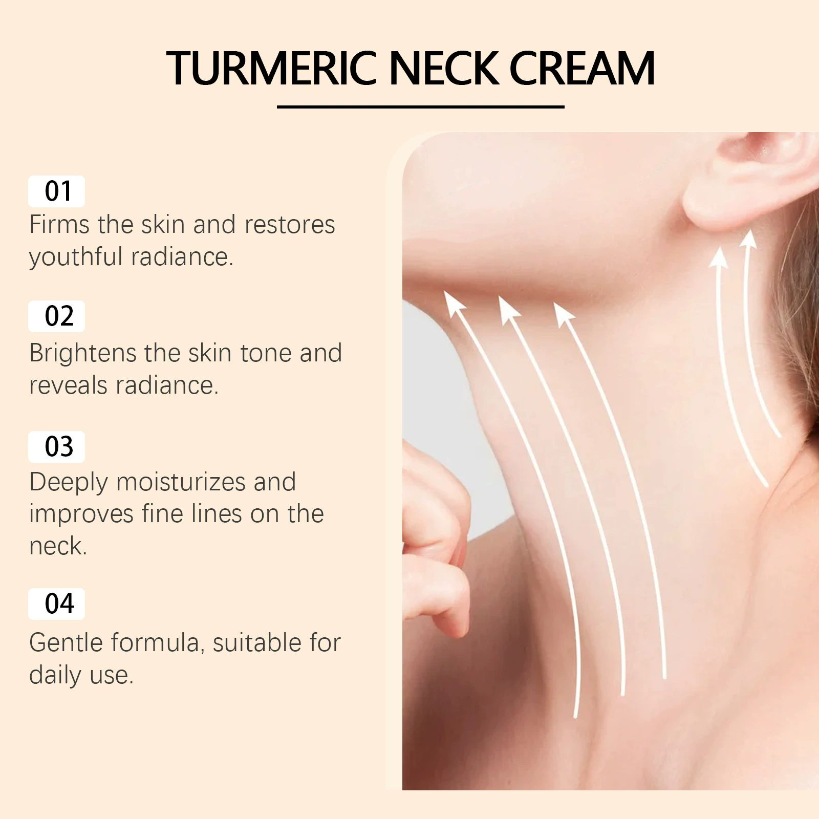 Turmeric Face Cream – All Natural Skin Brightening Lotion – Turmeric Whipped Body Butter for Dark Spots, Hyperpigmentation – Turmeric Skincare Cleanses, Fights Acne, Evens Tone, Scars, Sun Damage