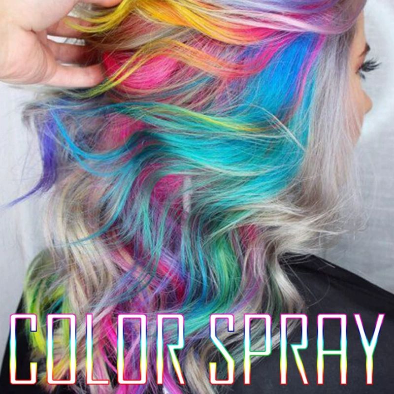 Temporary Hair Color Spray, Wash Out Hair Colour Wax, Washable, Party Fancy Dress Up, Yellow