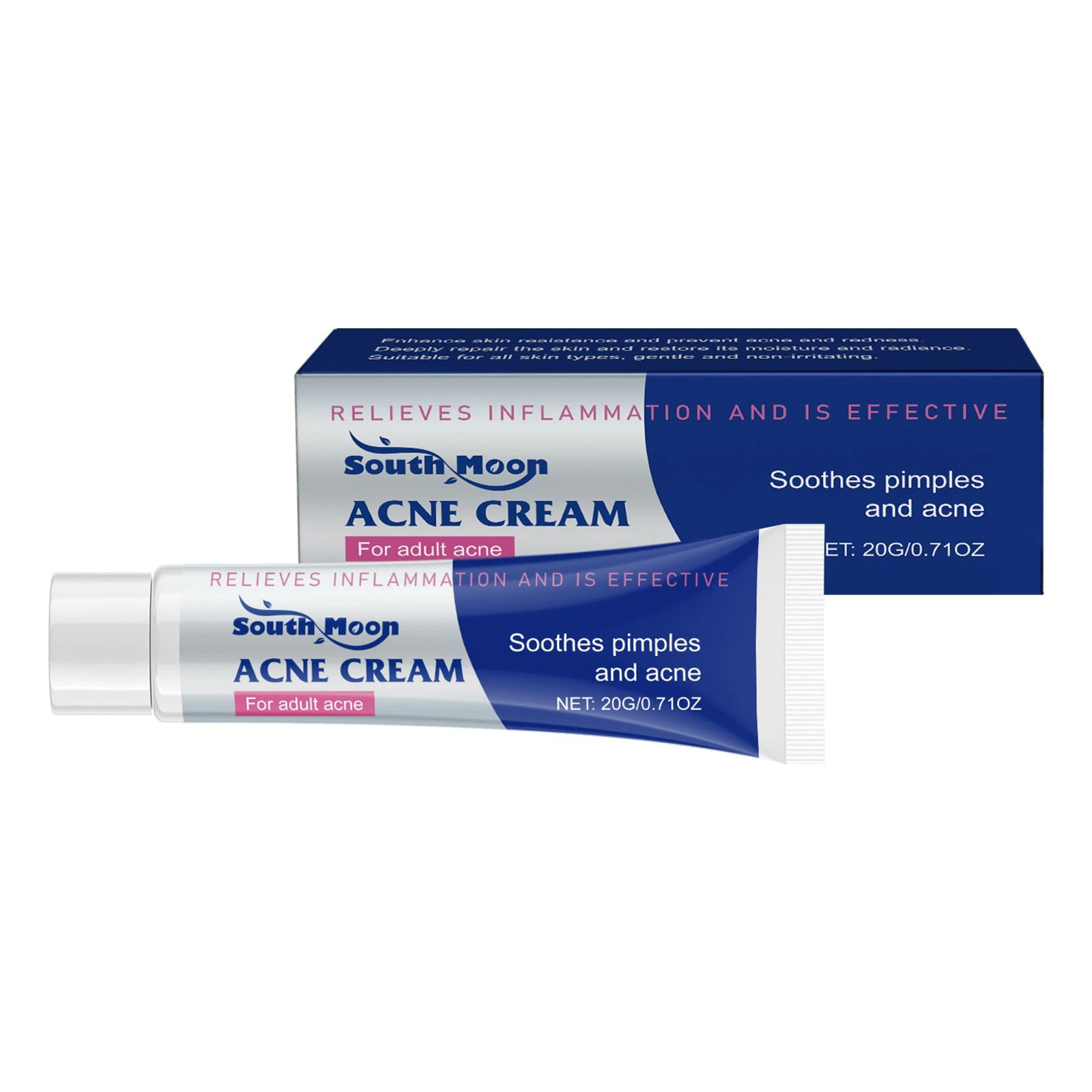 Herbal Acne Face Cream Pimple Scar Remover Cream Oil Control Shrink Pore Pockmark Smooth Acne Marks Facial Cream Skin Care Product - BIOAQUA-