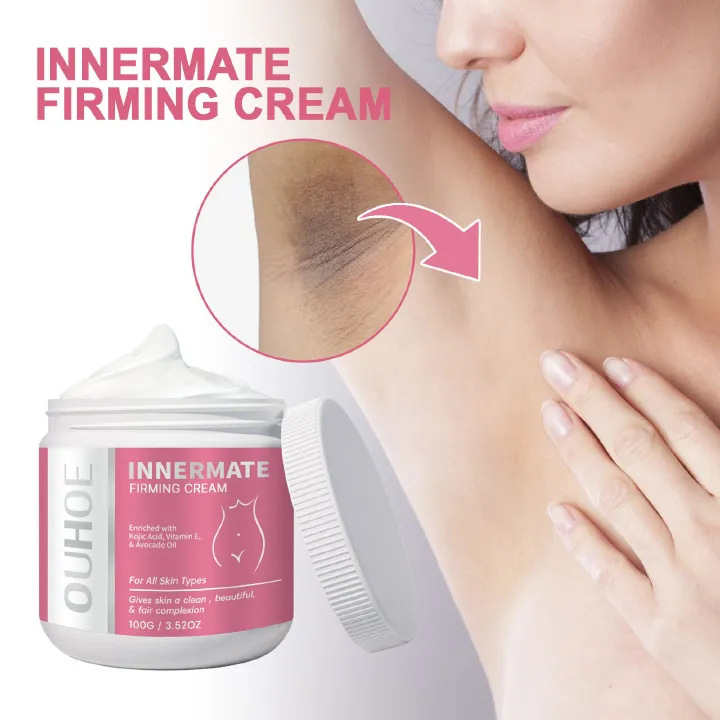 Skin Lightening Cream for Body, Underarm, Intimate Area, Bikini Area, Inner Thighs, Knees, Elbows, Bleach Skin Bleaching Face Whitening Cream