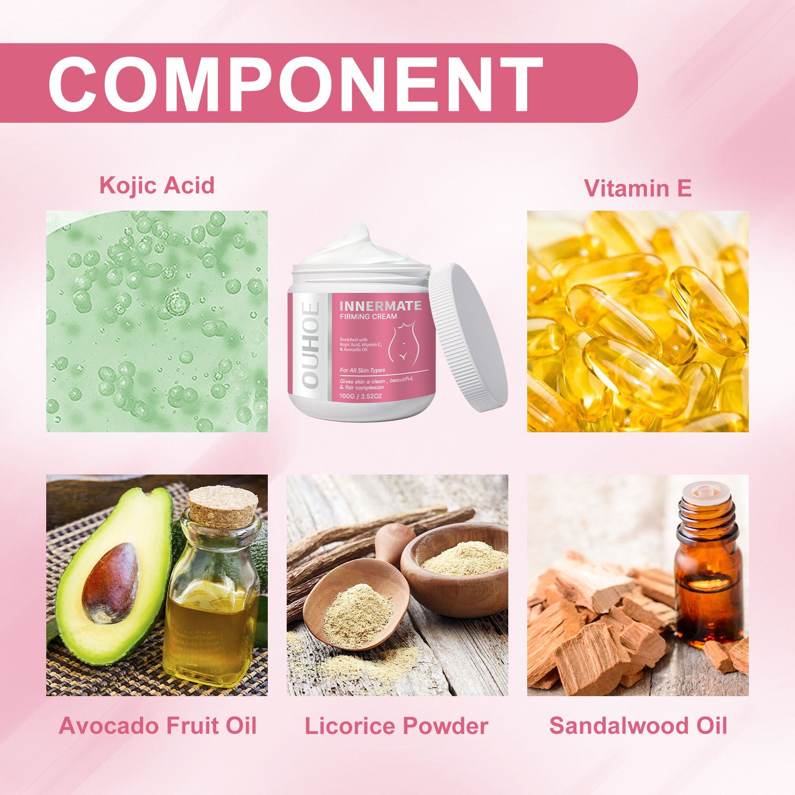 Skin Lightening Cream for Body, Underarm, Intimate Area, Bikini Area, Inner Thighs, Knees, Elbows, Bleach Skin Bleaching Face Whitening Cream