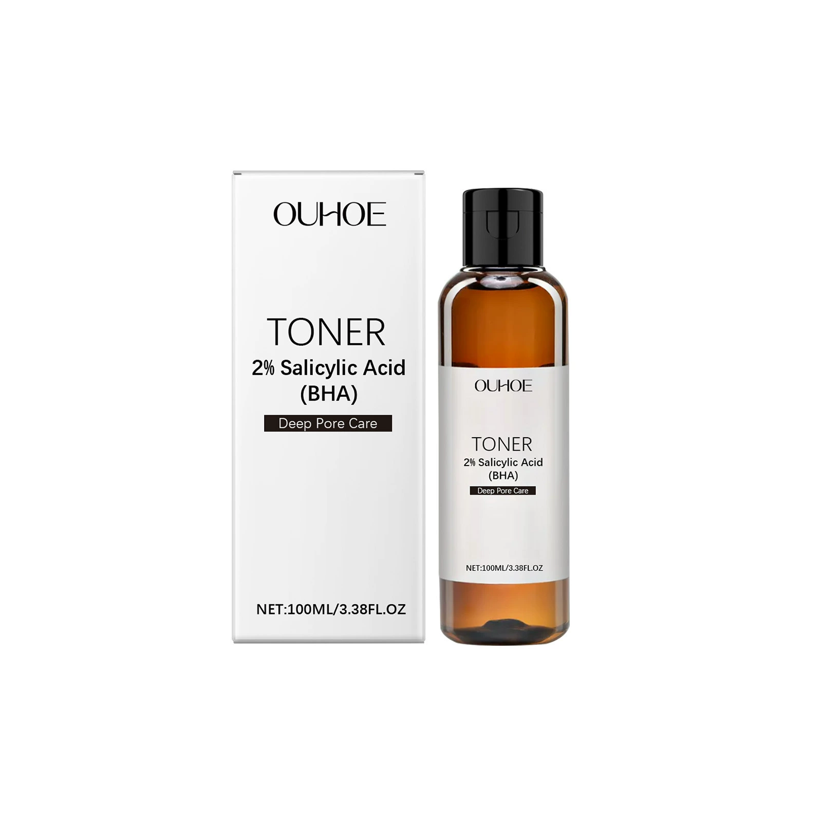 Salicylic Acid 7% Toning Solution, Gentle & Refreshed OUHOE Glycolic Sour 7% Toning,Salicylic Acid 7% Toning, Soothes and Hydrates The Skin, Exfoliating Serum for Face, Astringe Pores (1pc)