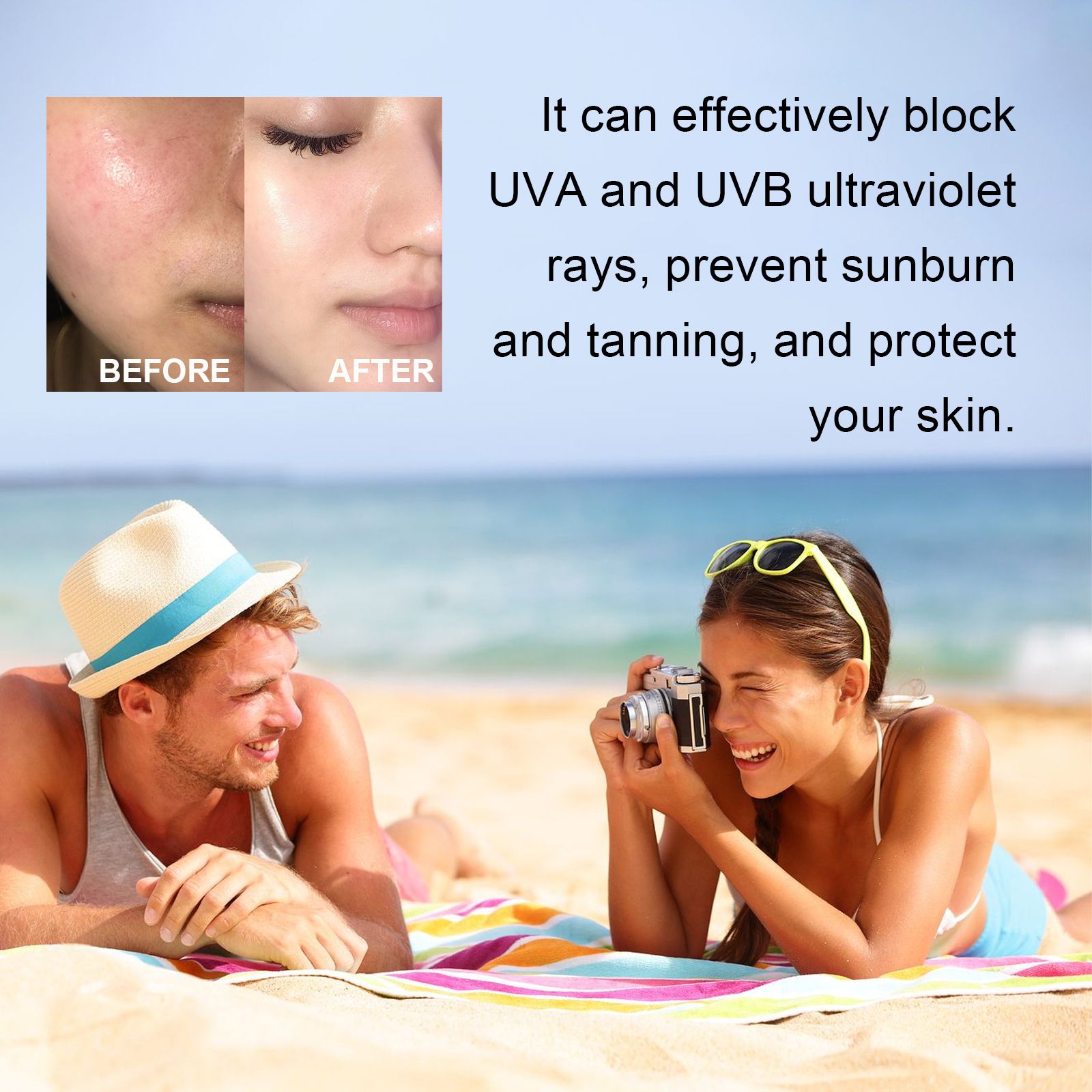 Spf 100 Face Sunscreen Moisturizer - Travel Size Sunblock - Oil Free Facial Sun Screen - Sun Screen Protector for Face & Body - Non-Greasy,No White Cast Waterproof Sunscreen Lotion -Dry Oily Skincare