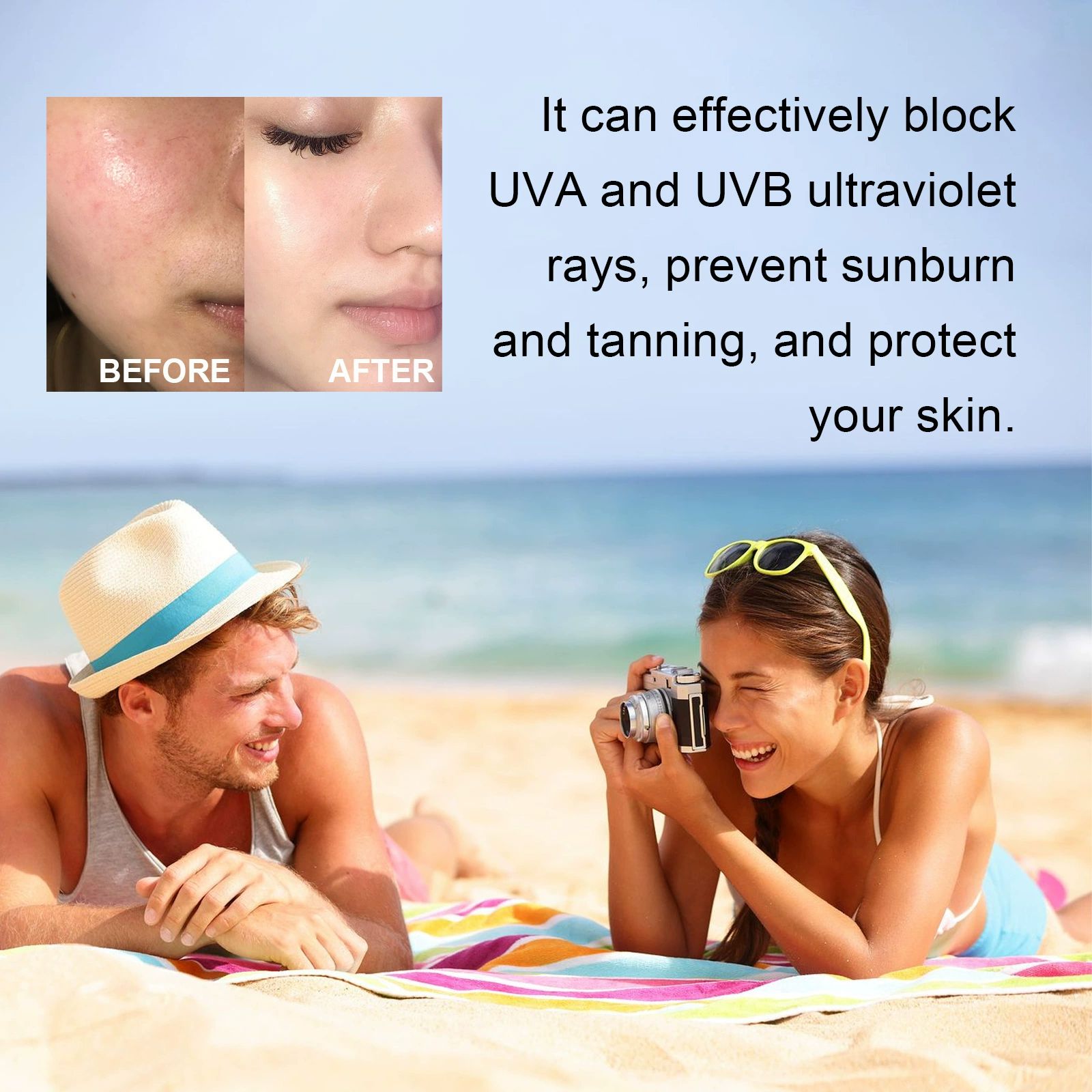 Spf 100 Face Sunscreen Moisturizer - Travel Size Sunblock - Oil Free Facial Sun Screen - Sun Screen Protector for Face & Body - Non-Greasy,No White Cast Waterproof Sunscreen Lotion -Dry Oily Skincare
