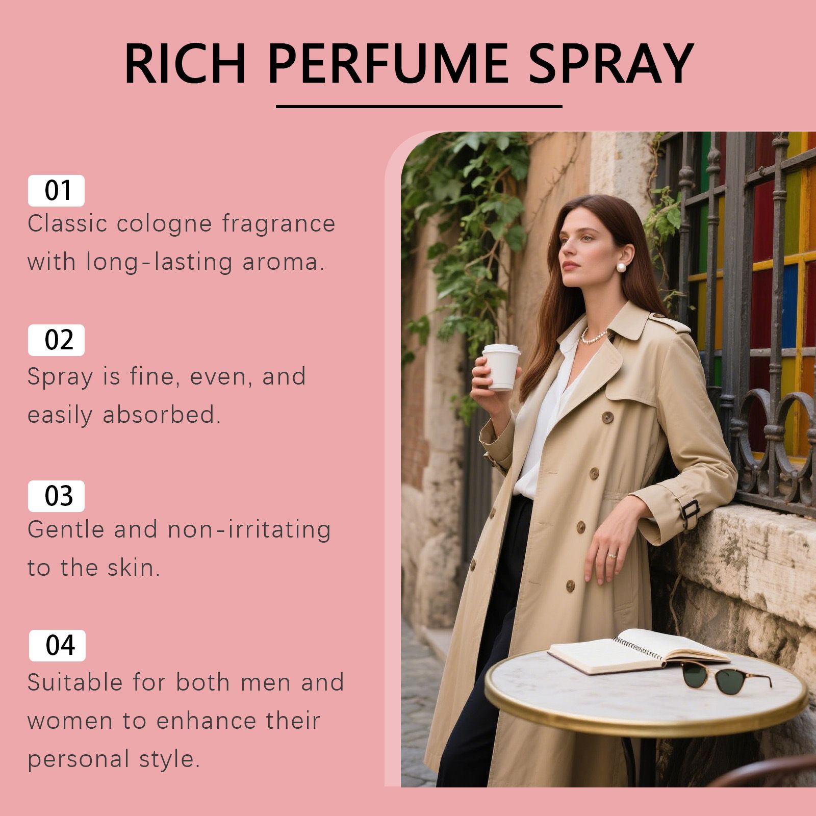 Pheromones Perfumes for Women and Men - Velvet Opium Long Lasting Eau De Parfum Cologne, Amber Vanilla Perfume 10ml Enhanced Scents Travel Size Perfume Spray